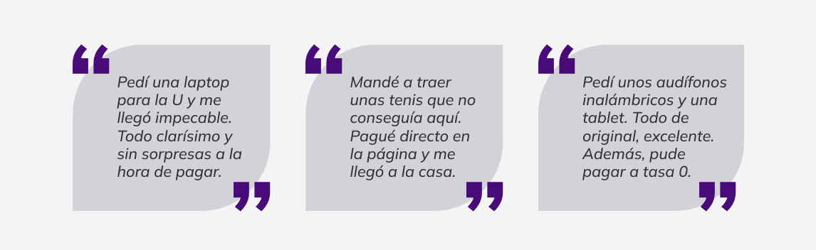 Testimoniales