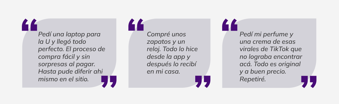 Testimoniales