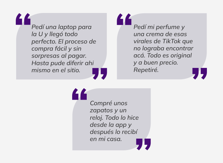Testimoniales