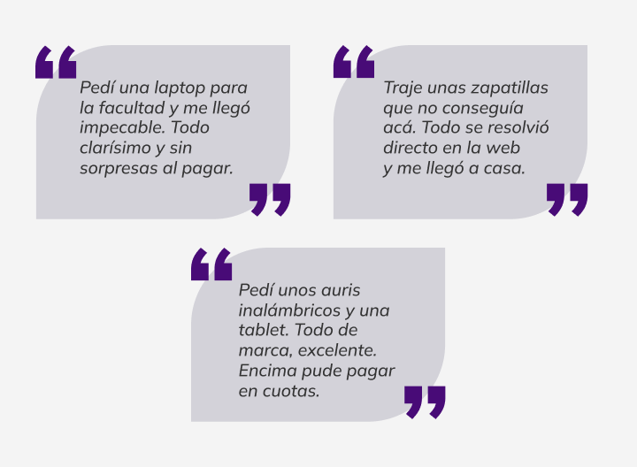 Testimoniales