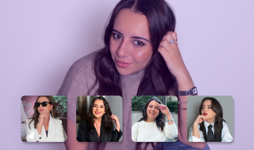 Majo Alzogaray en poses de moda